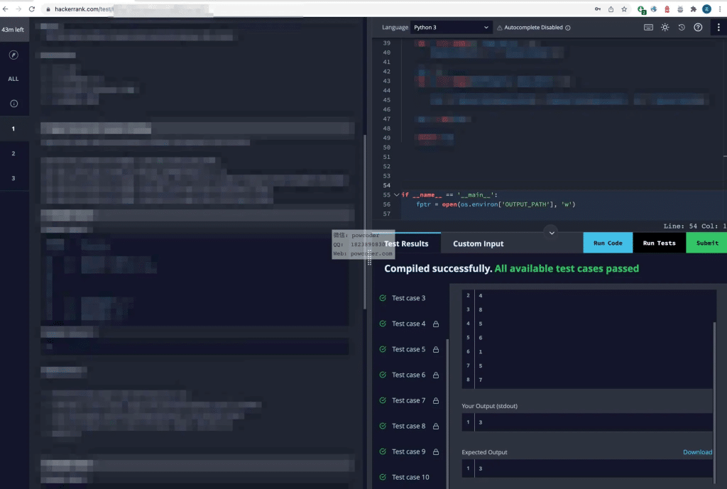 TikTok oa代做 vo代面 hackerrank codesignal代写 Python 笔试OA