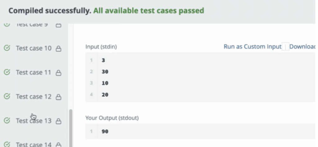 booking oa 1 test case pass