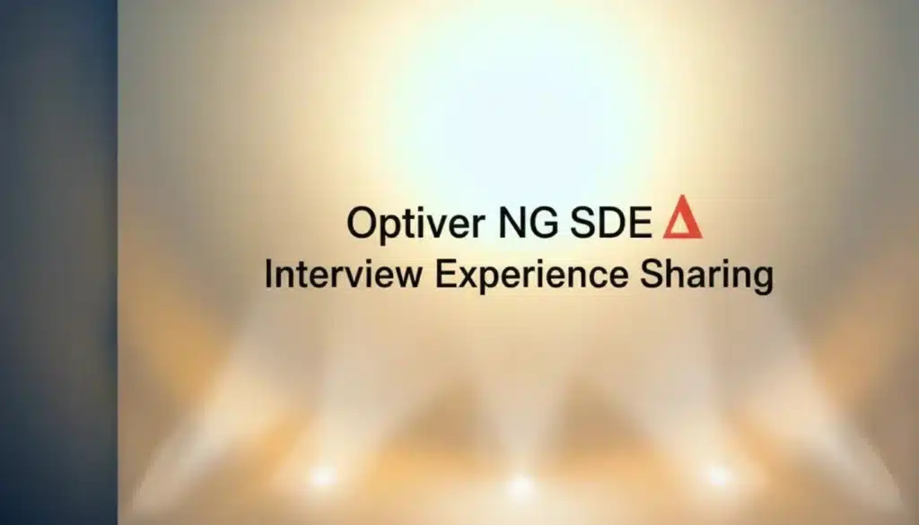 Optiver NG SDE 面经分享｜OA + 3轮技术面全流程复盘