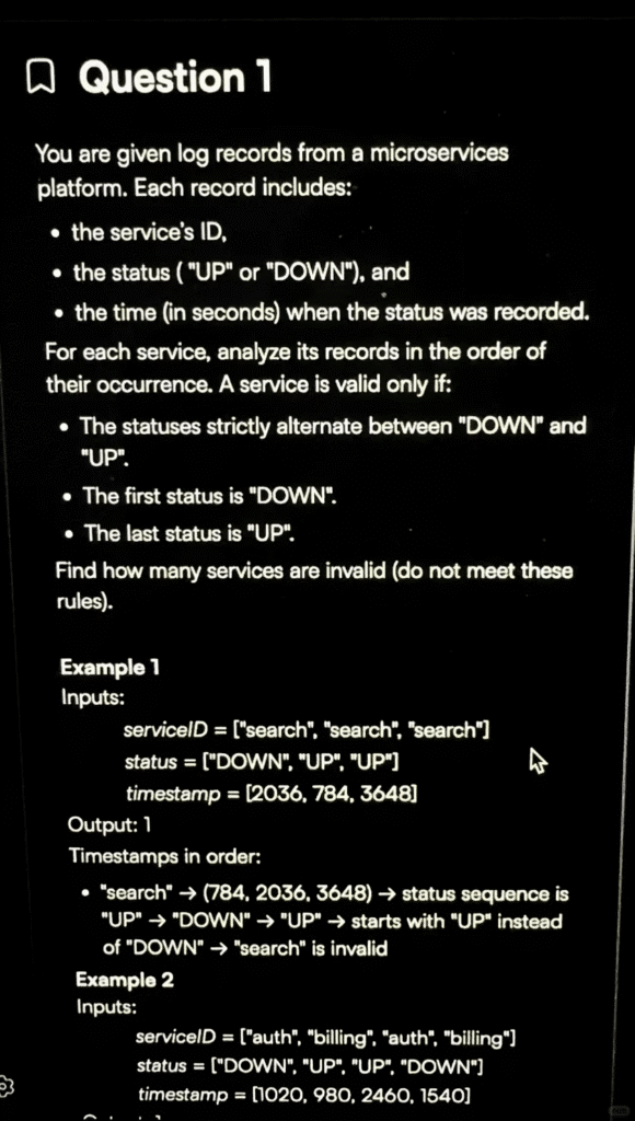 IBM OA-Q1：日志状态是否合法判断