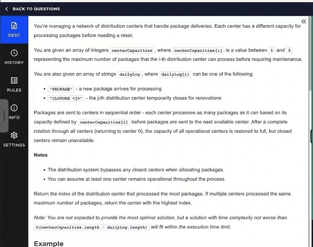 第三题：分发中心最多处理包裹的索引