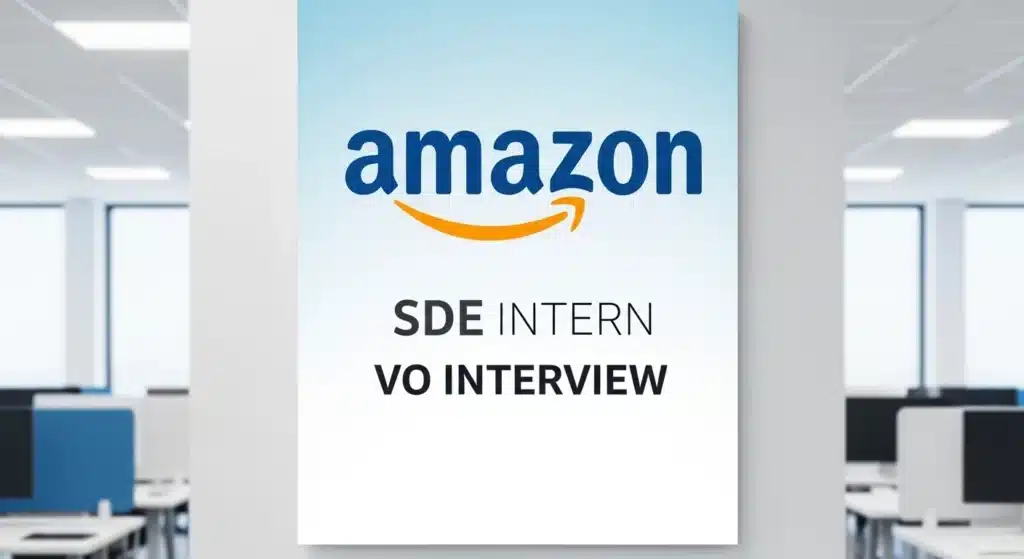 Amazon 2026 SDE Intern VO 面经复盘（3.20 两轮）