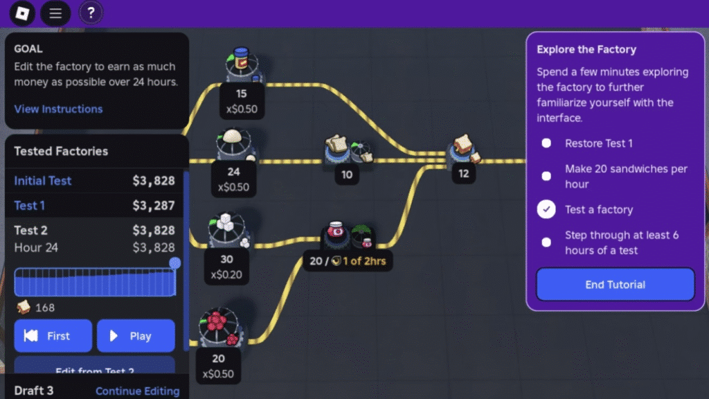 Factory Simulation Game