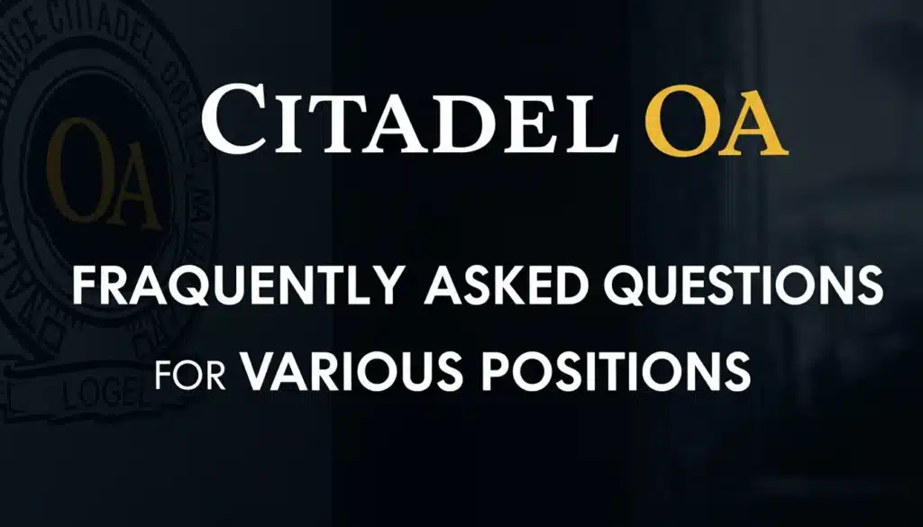 Citadel OA 真实体验｜各岗位高频真题公开